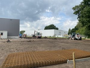 Neubau einer Lagerhalle