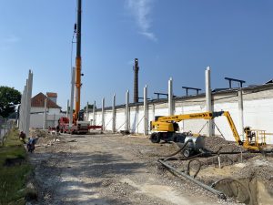 Neubau einer Lagerhalle