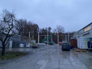 Errichtung einer Lagerhalle