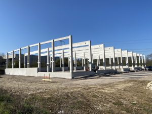 Neubau einer Lagerhalle