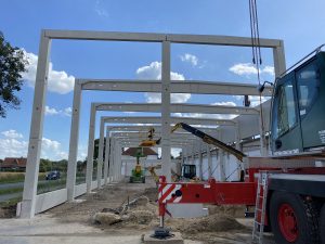 Neubau einer Lagerhalle