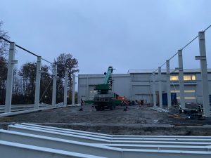 Errichtung einer Lagerhalle