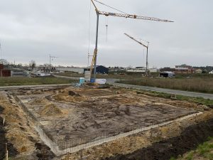Neubau einer Montagehalle mit Büroräumen