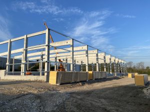 Neubau einer Lagerhalle