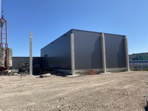 Neubau einer Lagerhalle