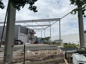 Neubau einer Lagerhalle