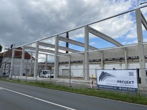 Neubau einer Lagerhalle