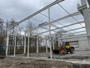 Errichtung einer Lagerhalle