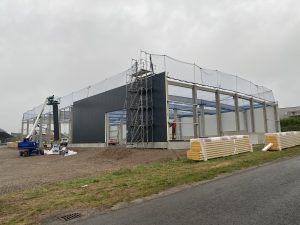 Neubau einer Lagerhalle