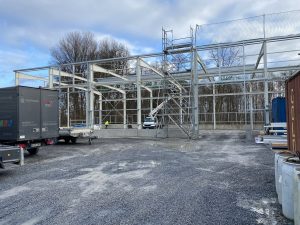 Errichtung einer Lagerhalle