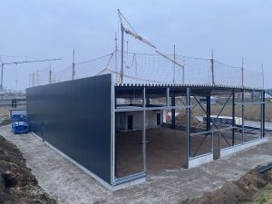 Neubau einer Montagehalle mit Büroräumen