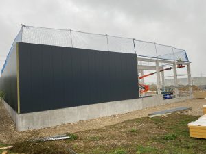 Neubau einer Lagerhalle