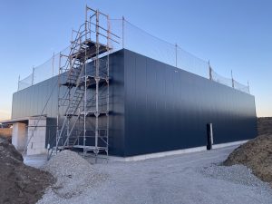 Neubau einer Montagehalle mit Büroräumen