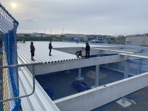 Neubau einer Lagerhalle