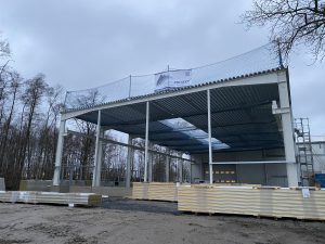 Errichtung einer Lagerhalle