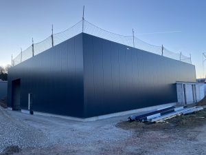 Neubau einer Montagehalle mit Büroräumen