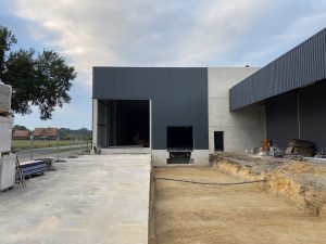 Neubau einer Lagerhalle