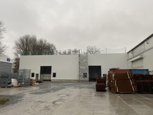 Errichtung einer Lagerhalle