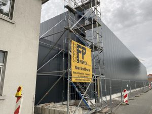 Neubau einer Lagerhalle