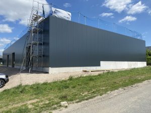 Neubau einer Lagerhalle