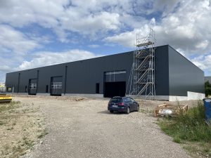 Neubau einer Lagerhalle